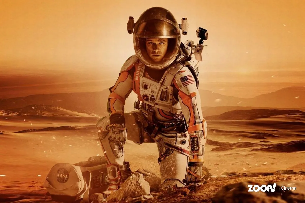 ena do filme Perdido em Marte, estrelado por Matt Damon 